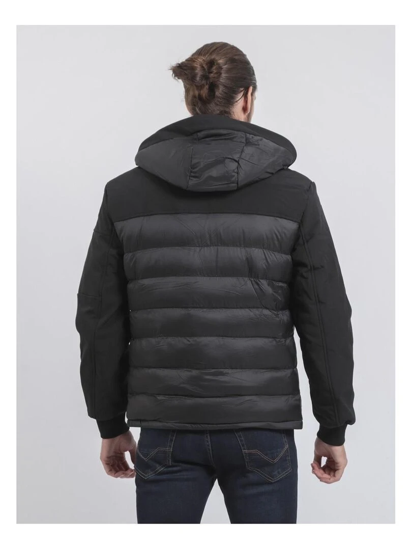 Doudoune capuche amovible ZELEK   Noir
