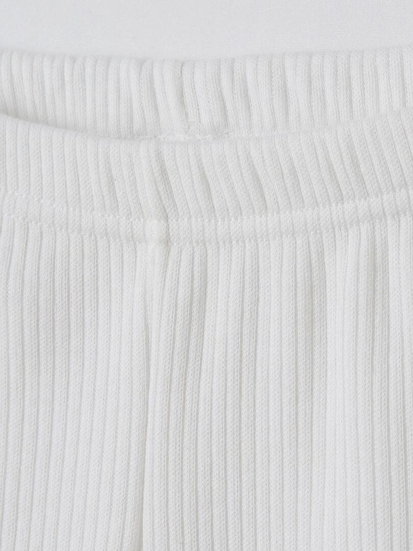 Caleçon long sans pied côtes molletonnées Thermolactyl chaleur Intense 4 Damart Gris chiné