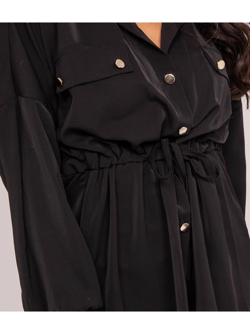 Chemise saharienne ORELLE   Noir
