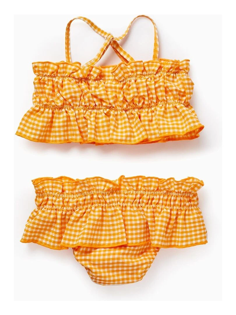 Maillot de bain Vichy pour Fille MATISSE Jaune