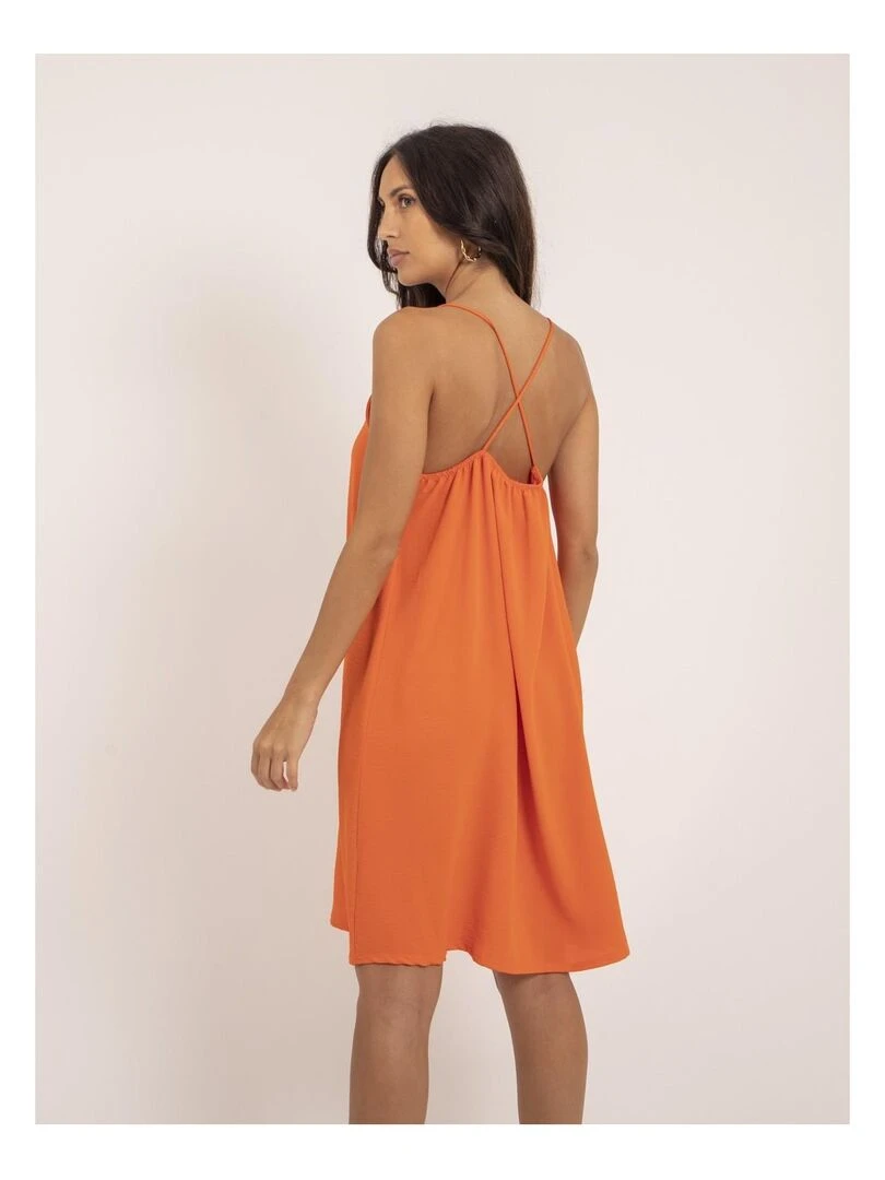 Robe courte IZOLDA Orange