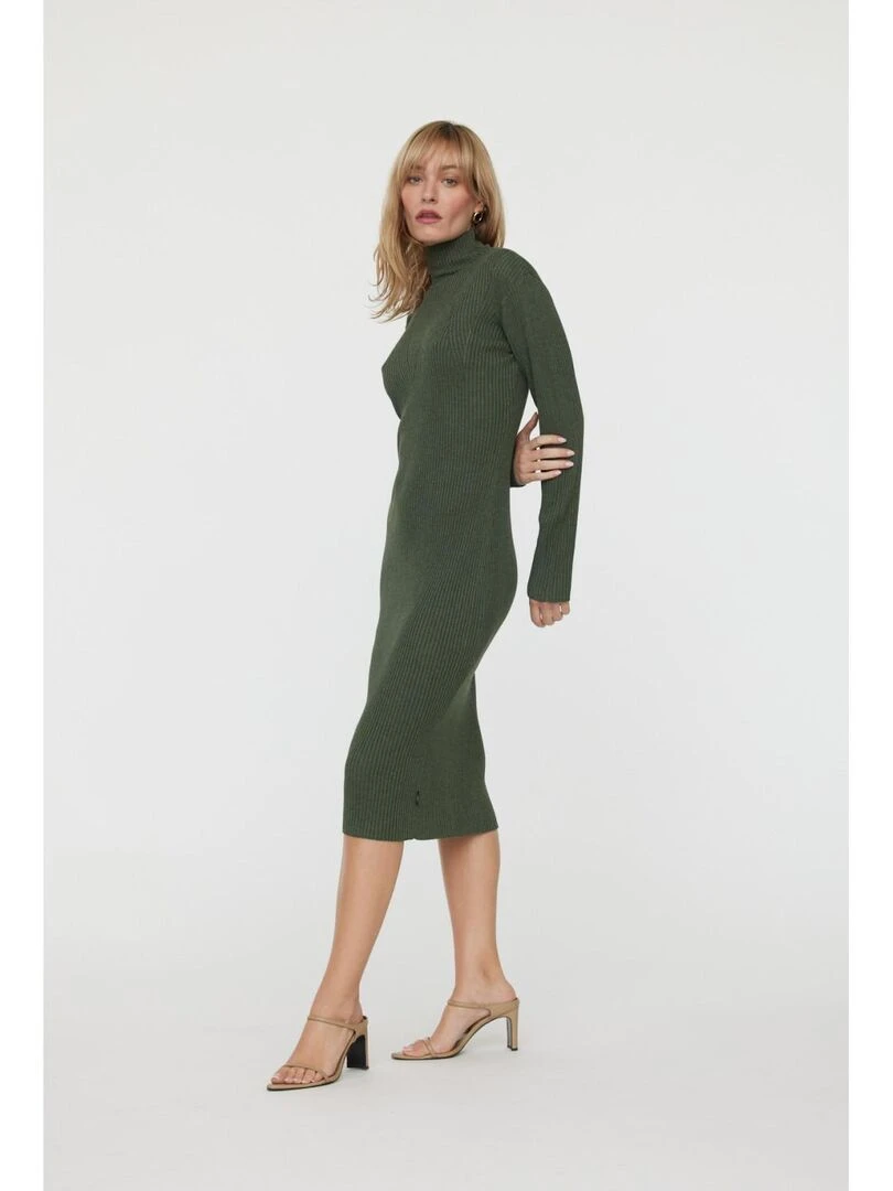 Lee Cooper   Robe manches longues polyester  LORA   Vert