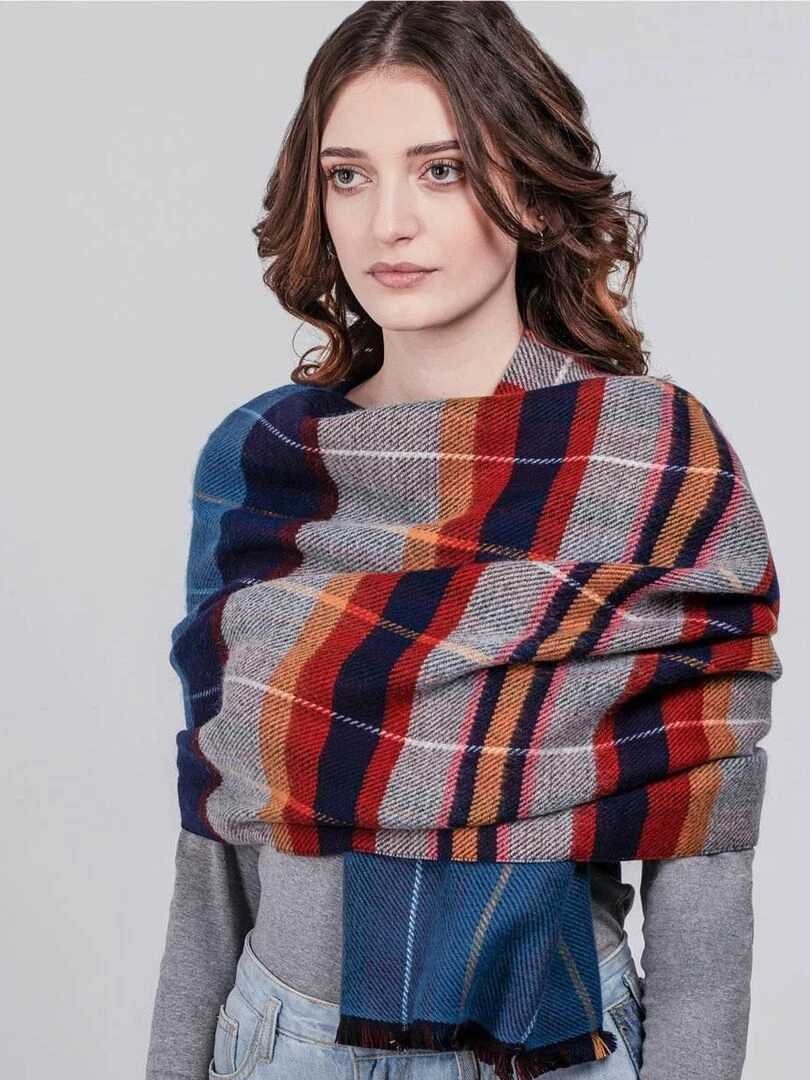 Châle Daria   Fabriqué en France   Multicolore