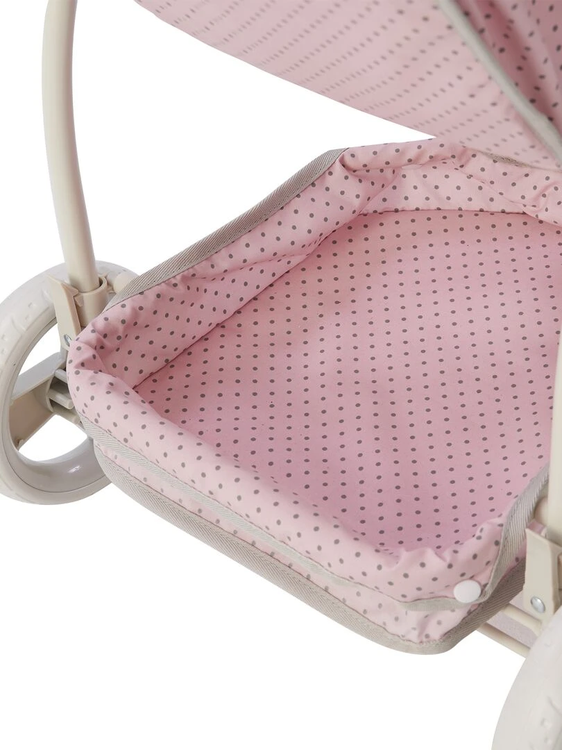 Le petit monde d'Olivia Poussette 2 en 1 Princesse à pois Polka Dots Rose / Gris OL 00009 N/A