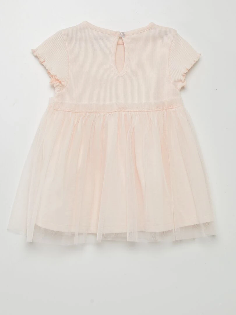 Robe légère en tulle Rose