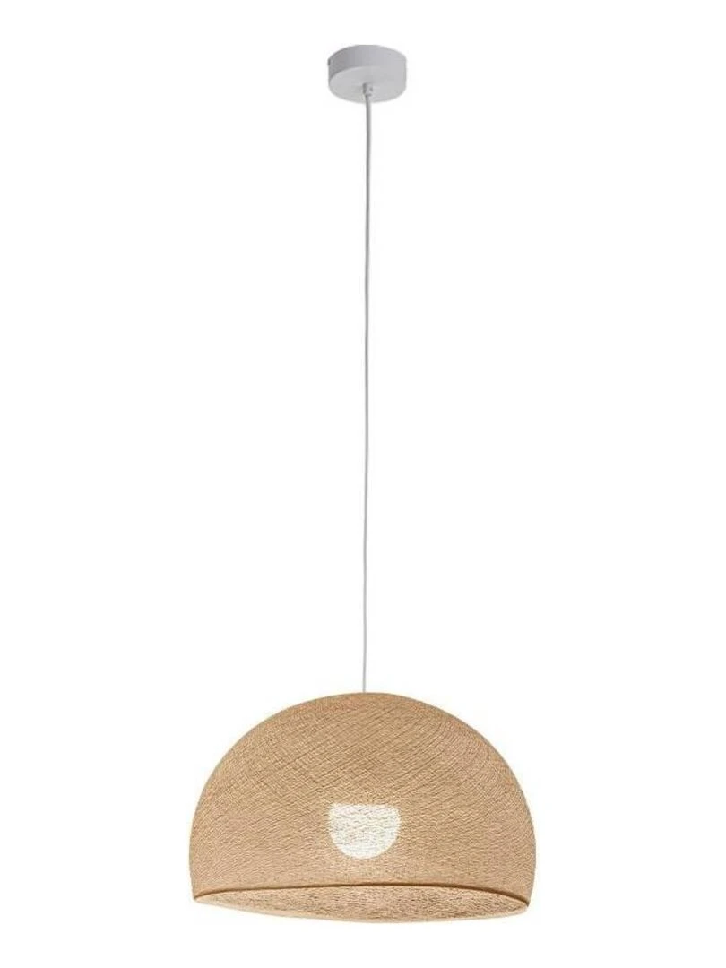 Suspension simple coupole 38cm   Ecru