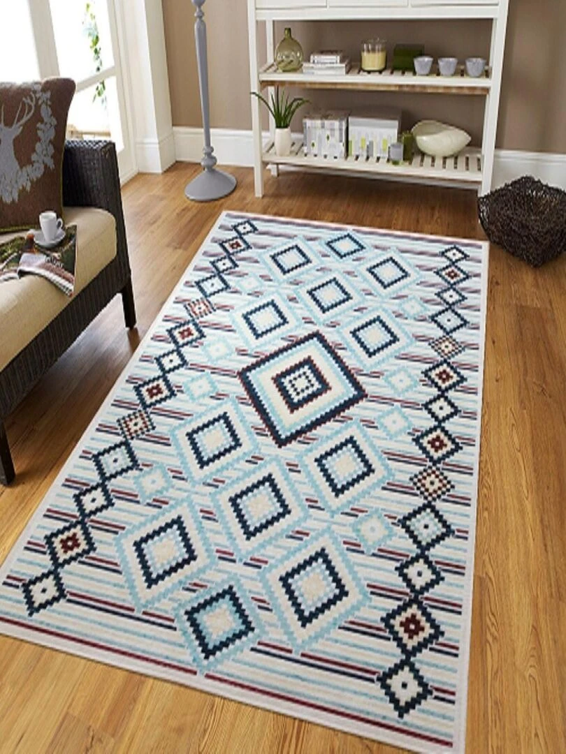 Tapis BERBERES Bleu Bleu