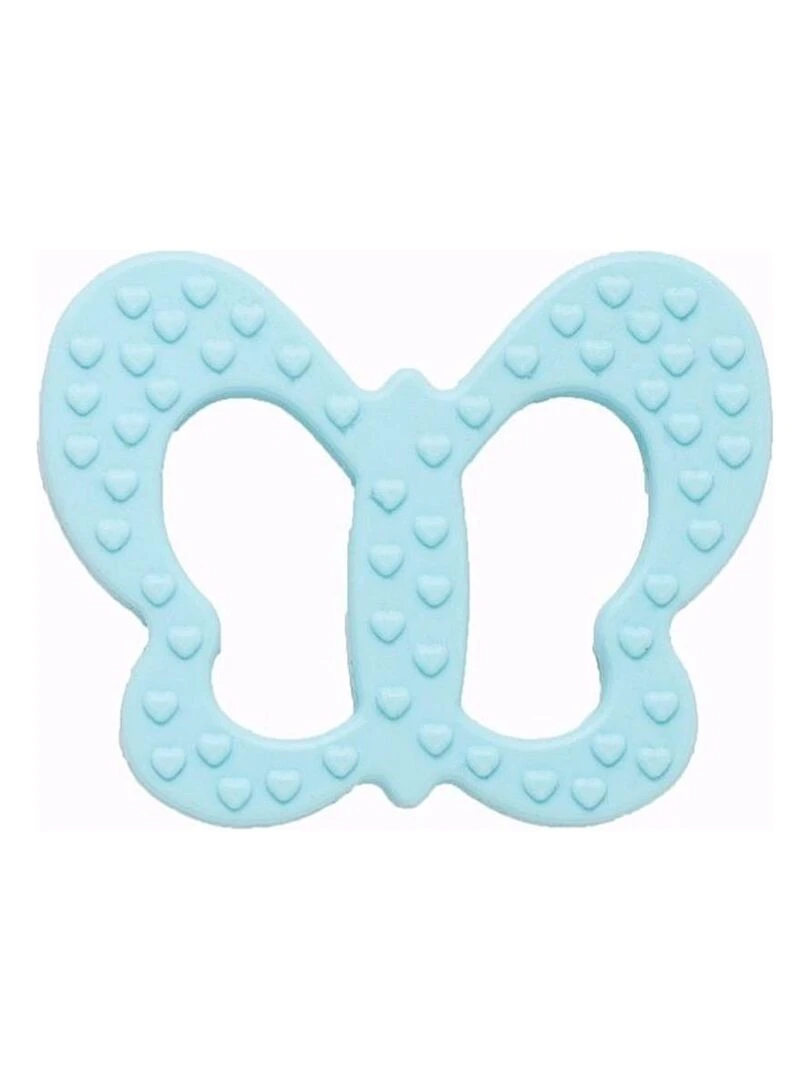 Jouet de Dentition Non Toxique Papillon Bleu