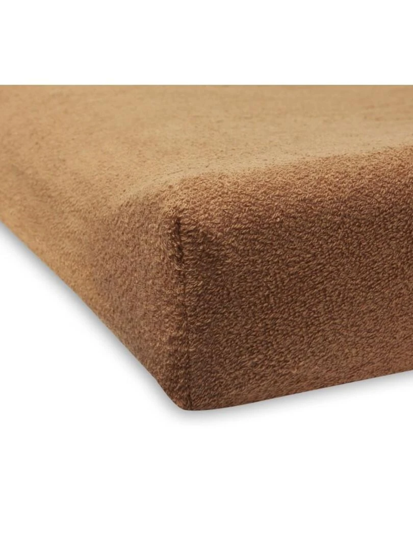 Housse matelas à langer Éponge 50x70cm Caramel/Biscuit (2 pcs) pa Marron