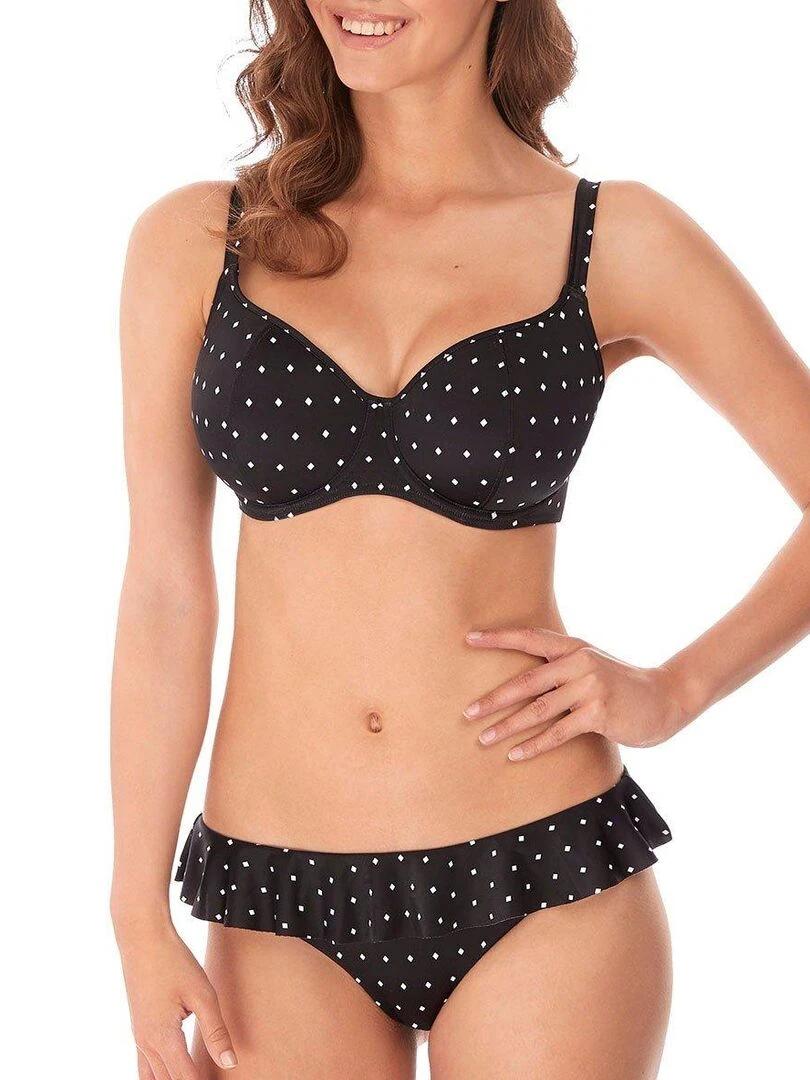 Haut de maillot de bain à armatures Jewel cove Noir