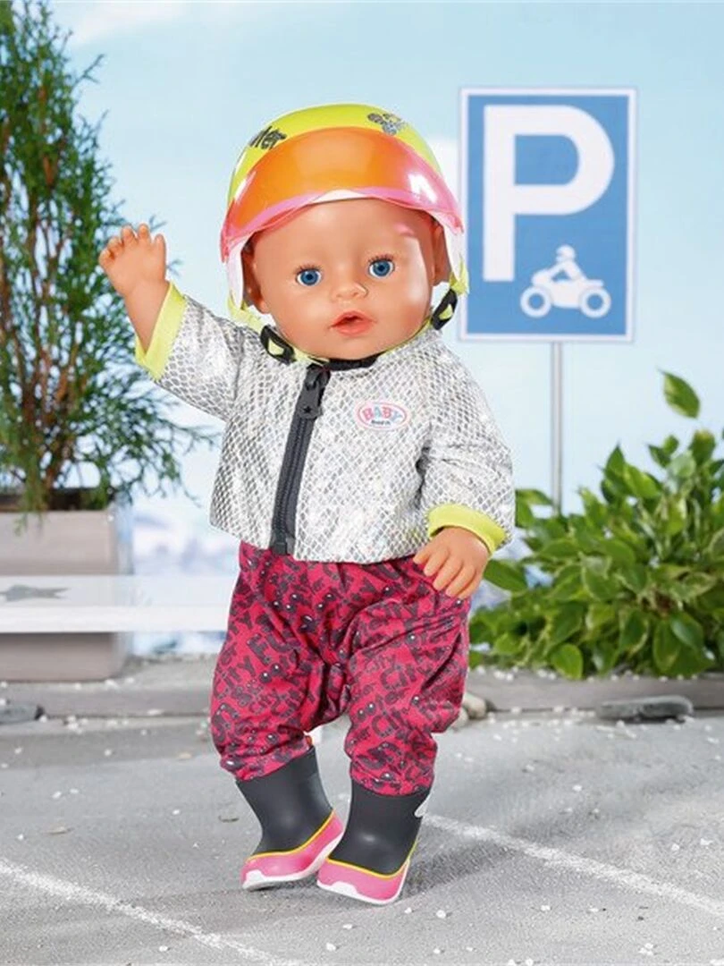 Baby born City Deluxe Casque pour Scooter N/A
