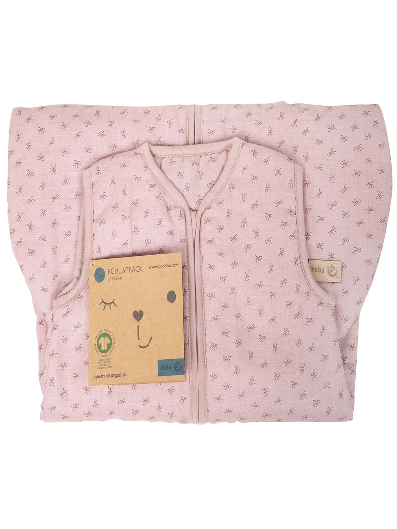 ROBA Organic Gigoteuse Bébé "Lil Planet"   Sac de Couchage D'été   Rose   Rose
