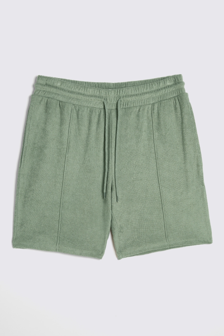 Sage Terry Towelling Shorts   Buy Online at Moss