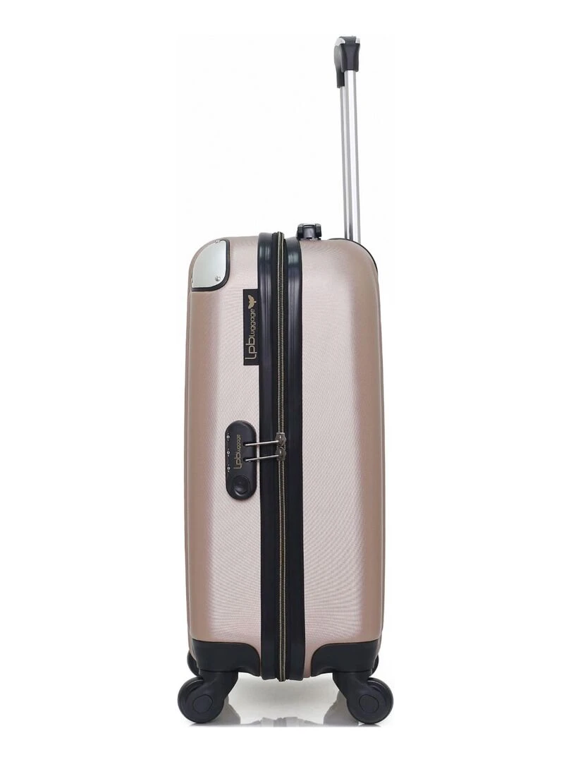 LPB LUGGAGE   VALISE CABINE ABS AMELIE E 4 ROUES 50 CM   Rose