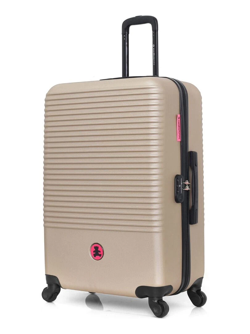 LULU CASTAGNETTE VALISE GRAND FORMAT RIGIDE 75CM BAND A Bronze