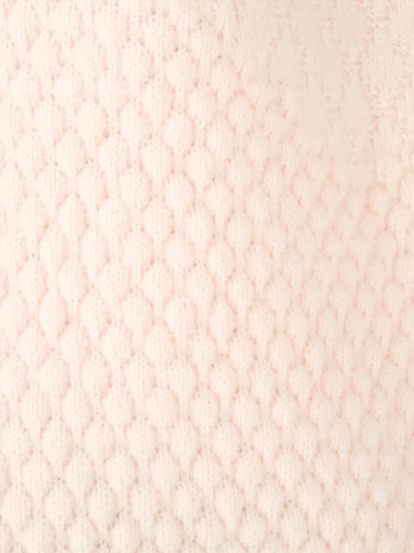 Pull maille fantaisie Thermolactyl   Damart   Rose pâle