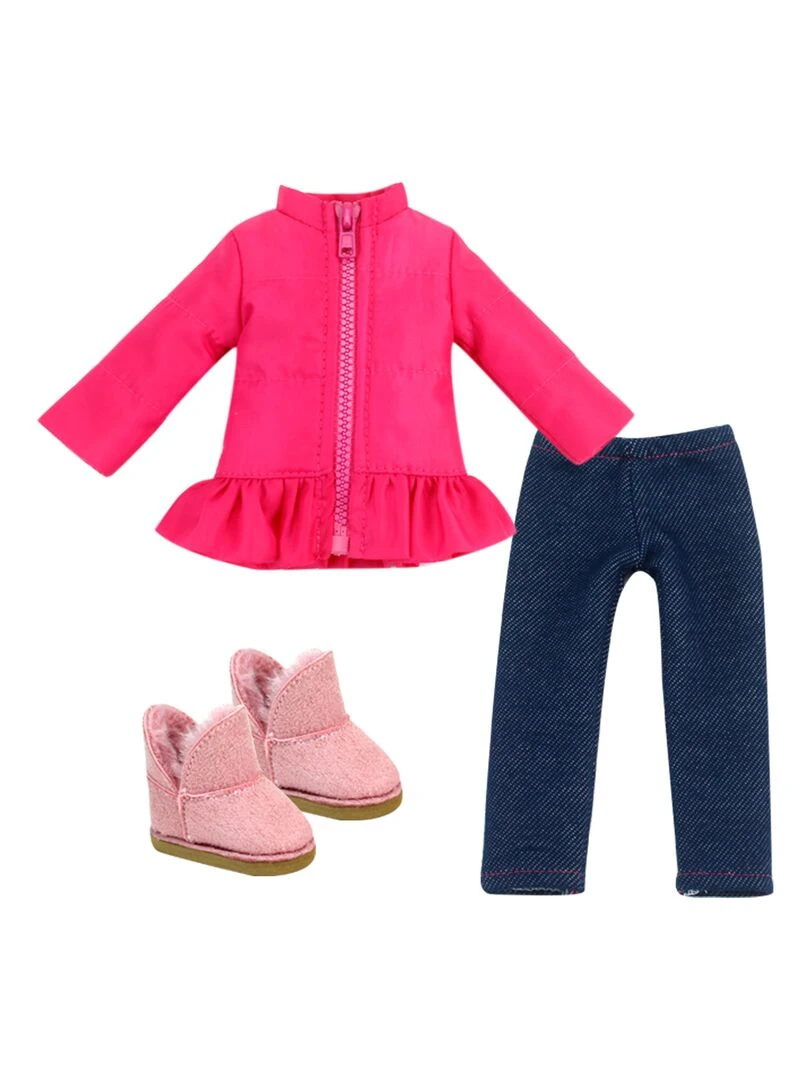 Sophia's par Teamson Kids 3 morceaux d'hiver tenue avec des bottes pour des poupées de 14 5 " N/A