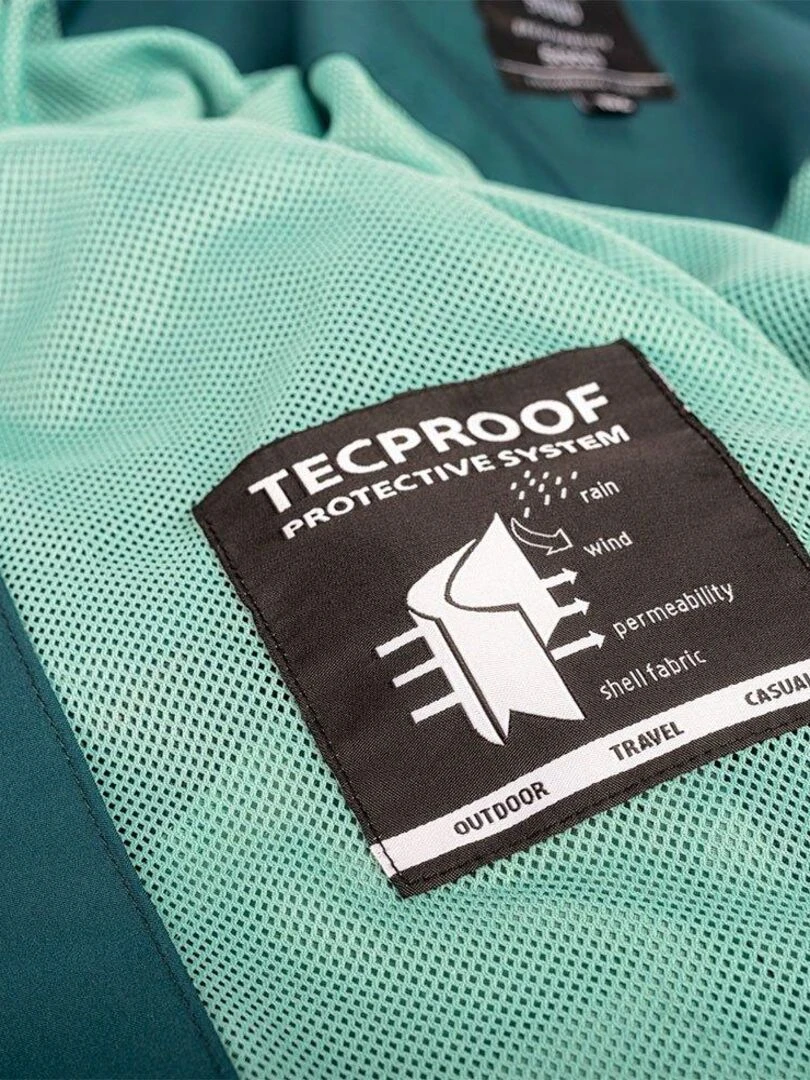 Hi Tec Veste imperméable ORATI Bleu fluo
