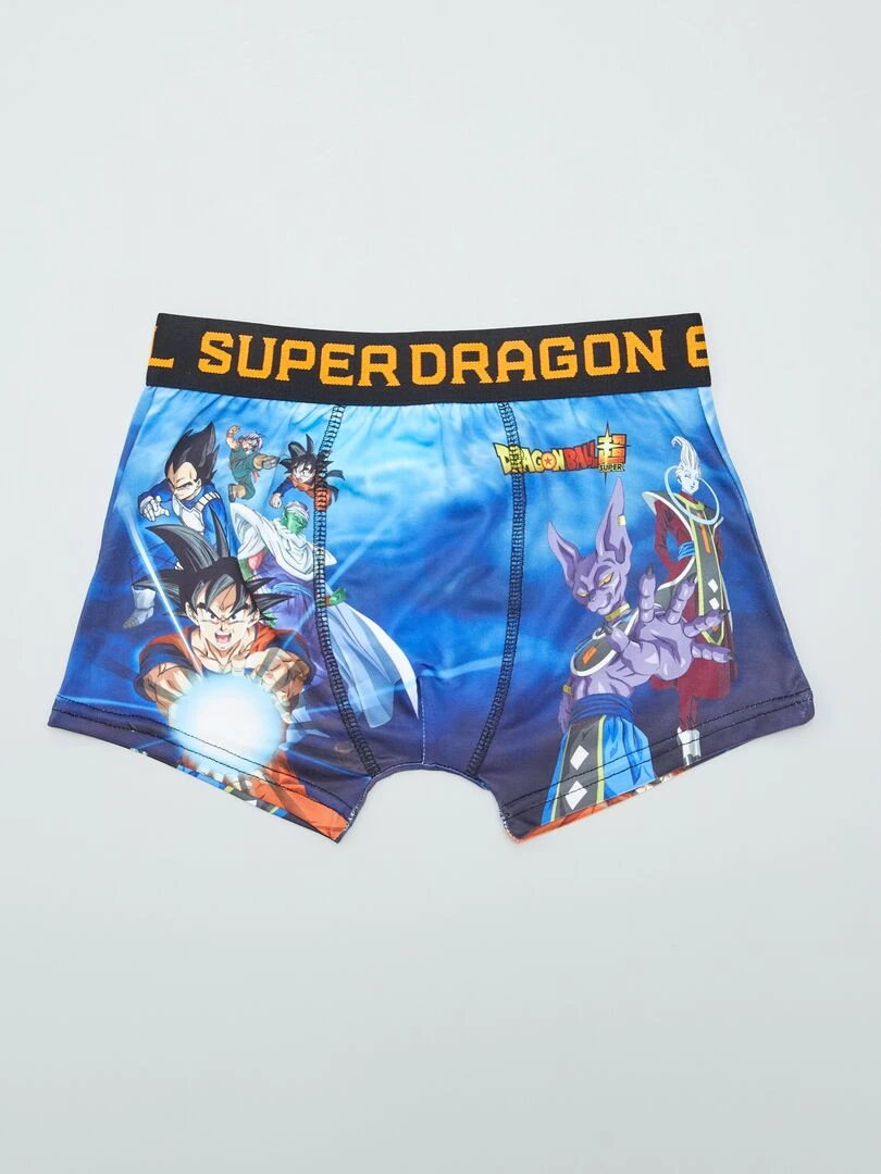 Lot de 3 boxers fantaisie 'Dragon Ball Z' Orange/bleu/blanc