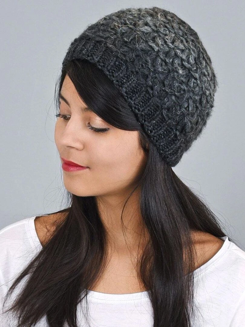 Bonnet Aravis   Fabriqué en Europe   Noir