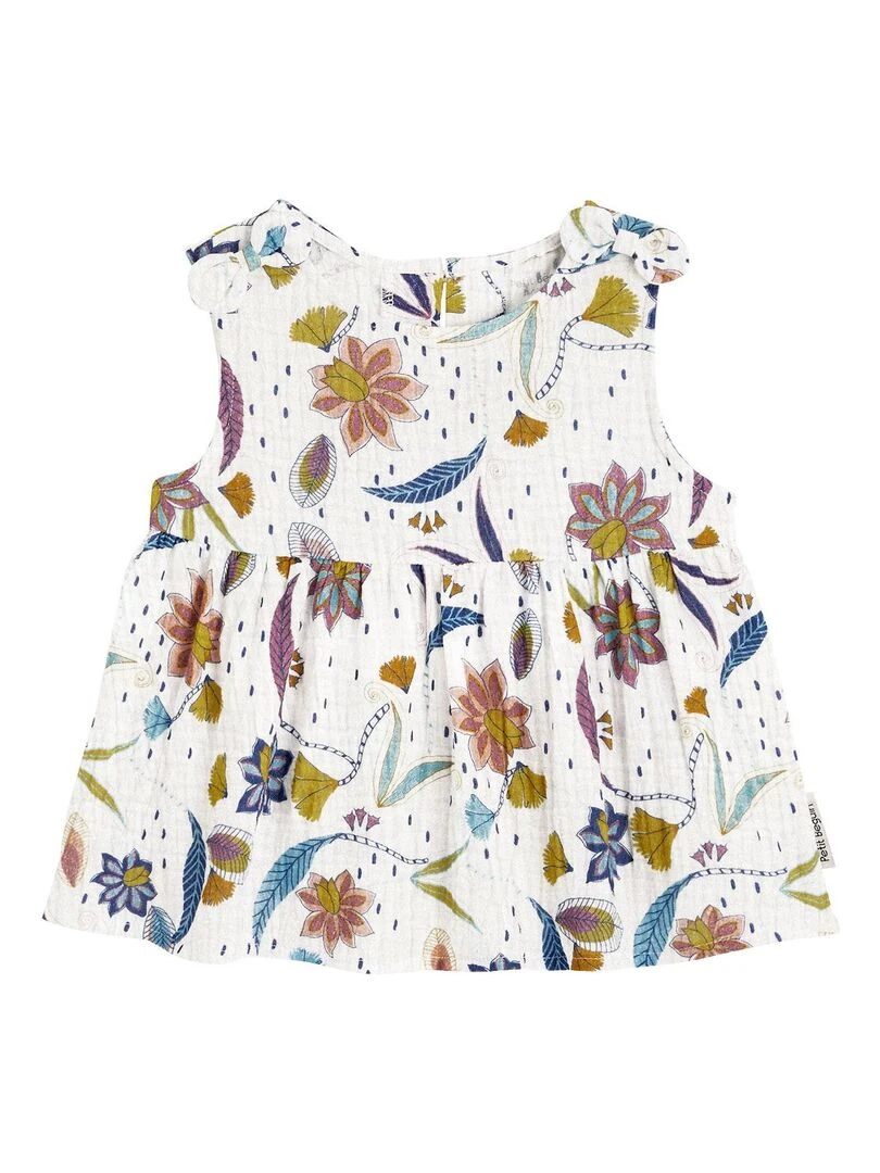 Blouse fille Mumbai Ecru