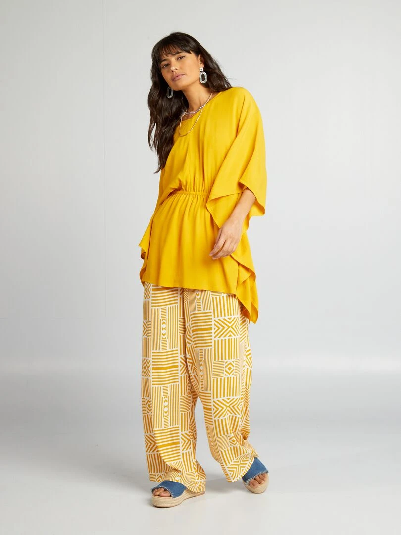 Blouse bohème Jaune