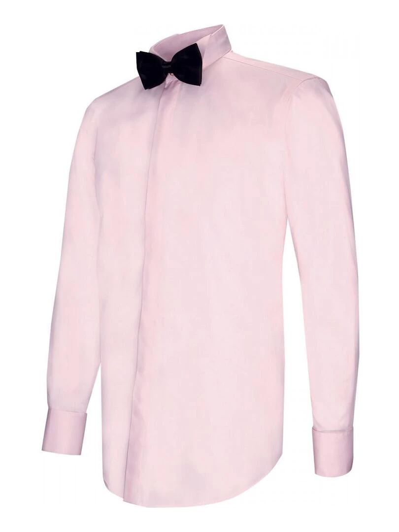 Chemise col cassé PREMIUM   Rose