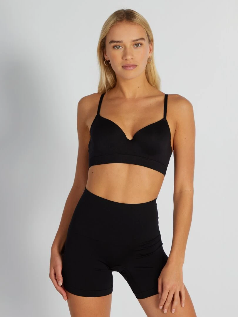Soutien gorge effet push up noir