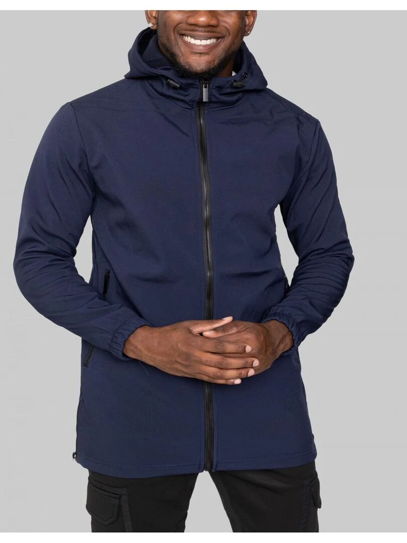 Blouson Parka Kebello Bleu marine