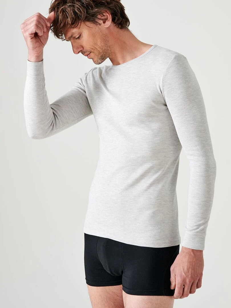 T shirt 'Damart' thermolactyl niveau 3 Gris