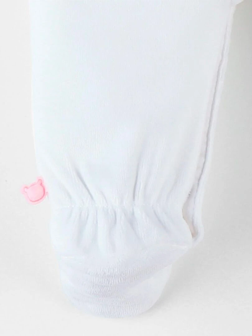 Pyjama 1 pièce en velours    Noukie's   Blanc