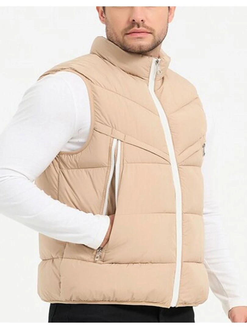 doudoune sans manches Kebello Beige