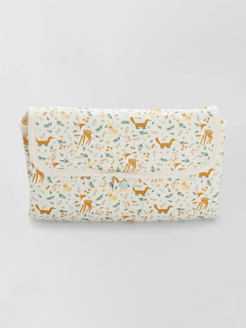 Tapis à langer Blanc/Vert