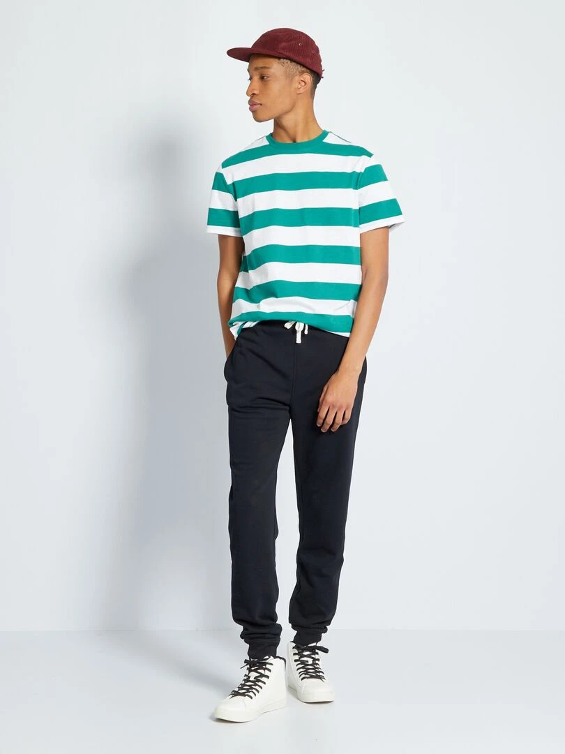 Pantalon en molleton L36 +1m90 noir