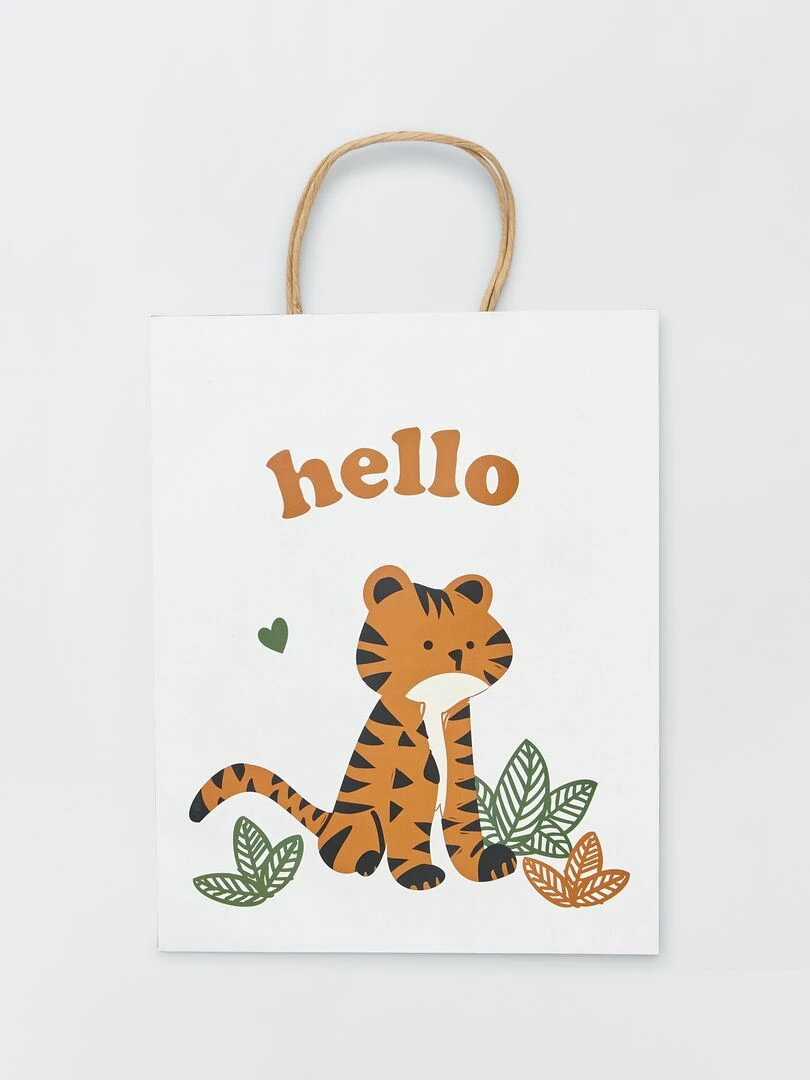 Pochette cadeau   Blanc