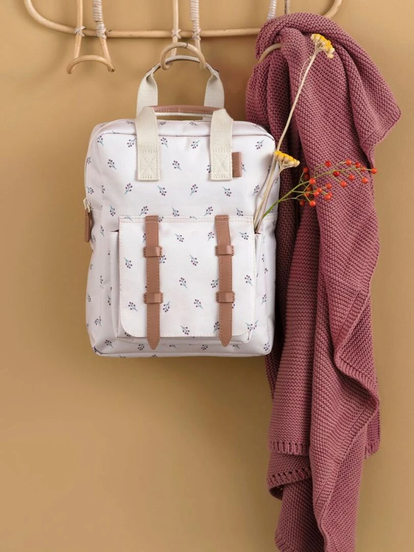 Sac à dos bébé Berries Ecru