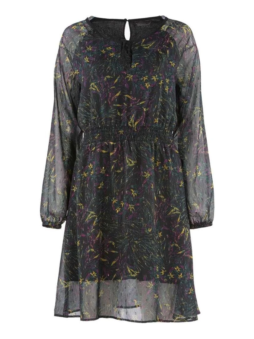CHATTAWAK Robe RUIZ évasé Bleu