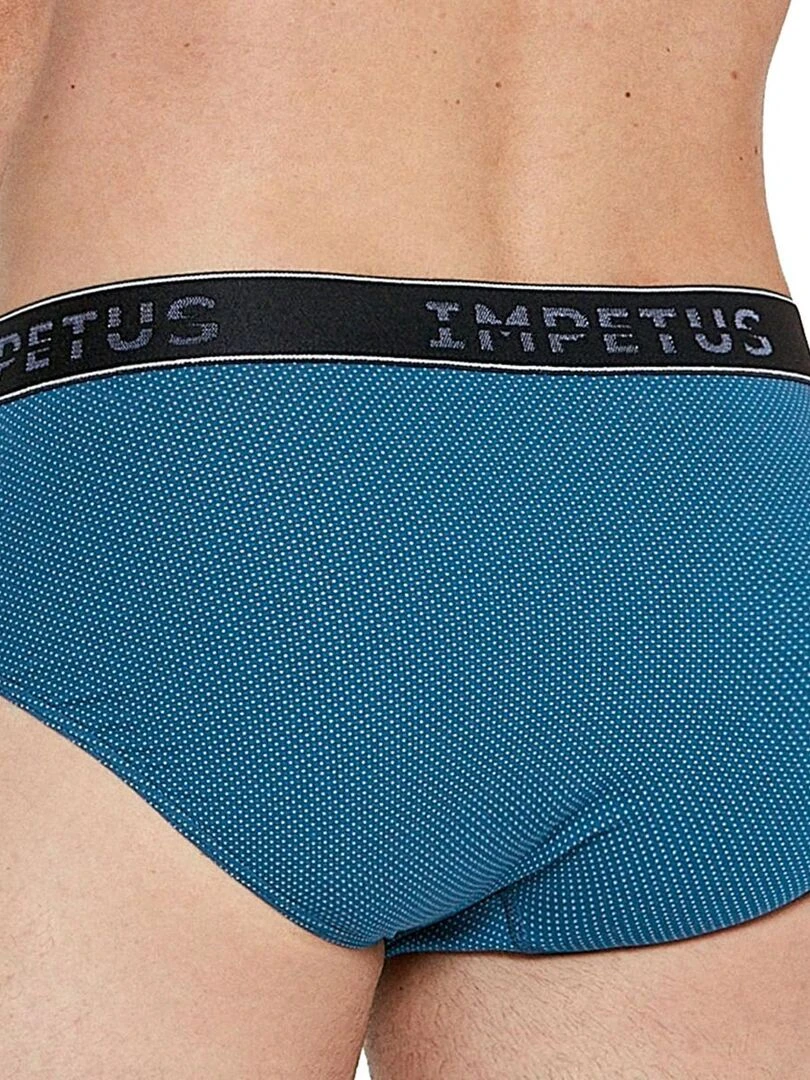 Pack 2 slips en coton Taiti   Bleu