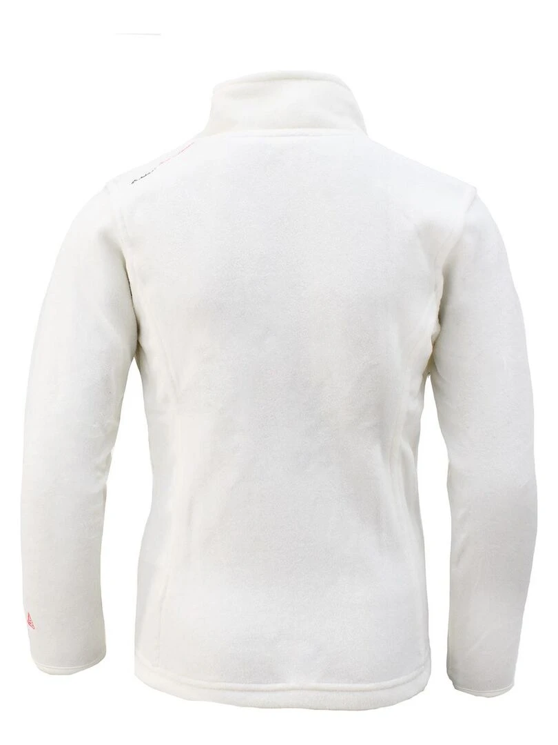 Blouson polaire fille GACESARE PEAK MOUNTAIN Ecru
