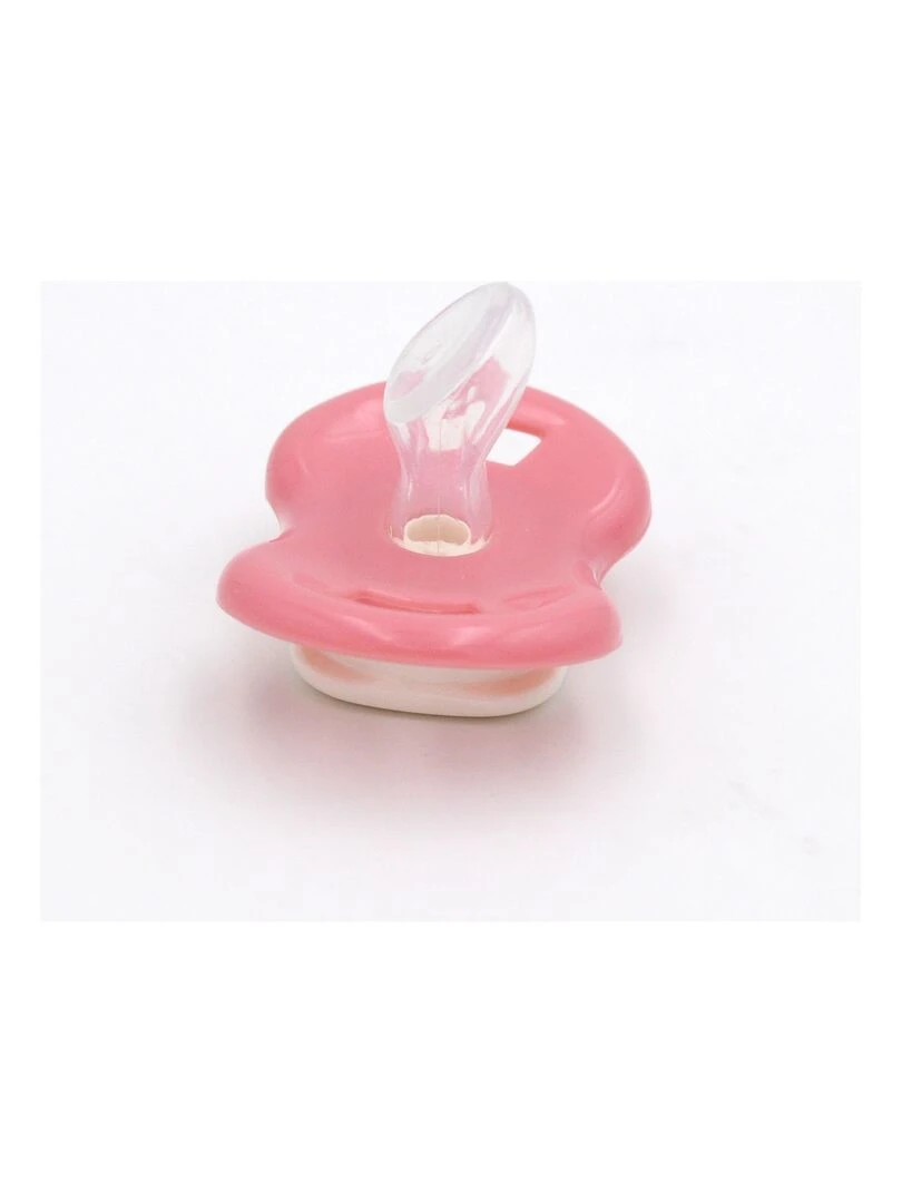 Sucette + range sucette Chat rose   Rose