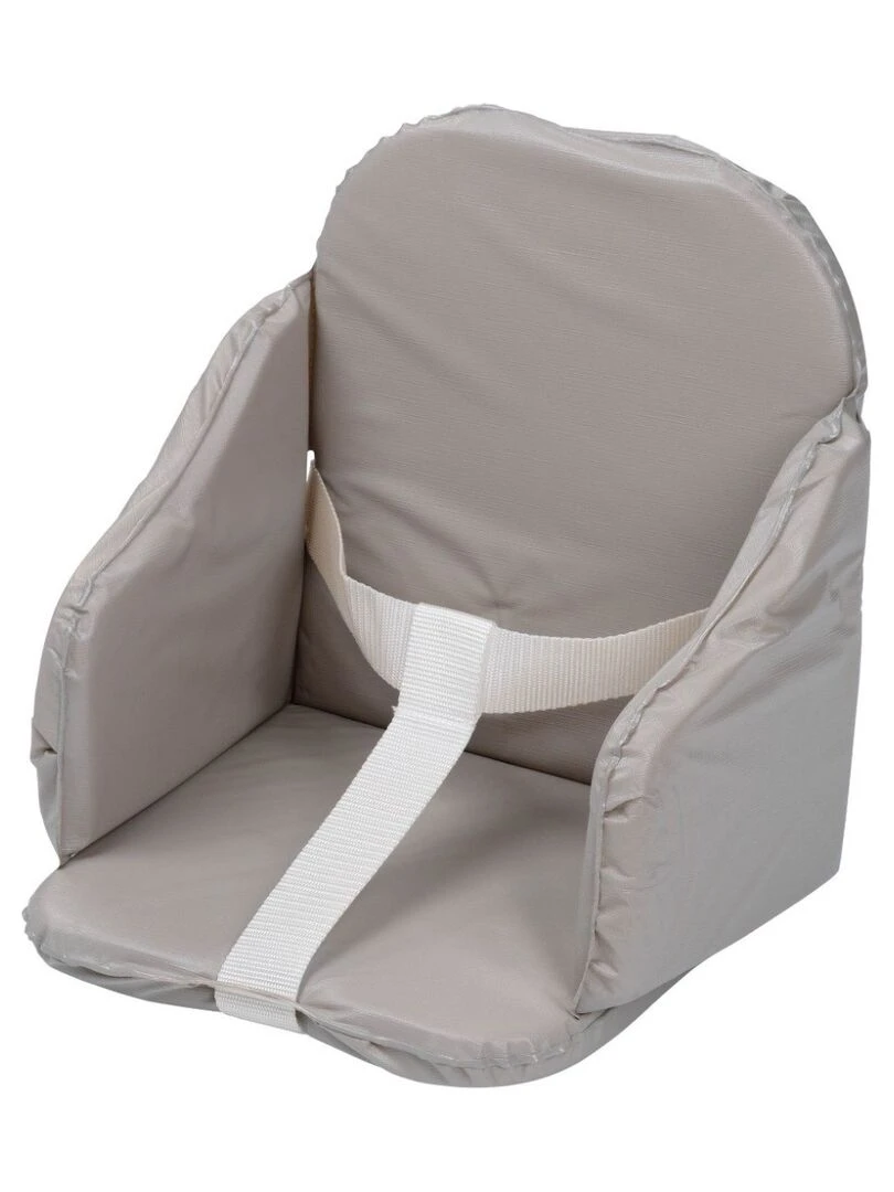 Tinéo Coussin de chaise bébé à sangles gris Gris