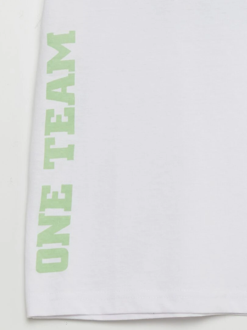 Ensemble t shirt + short 2 pièces Blanc