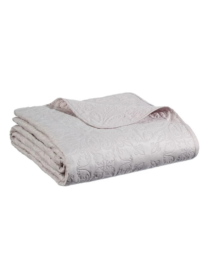 Ensemble dessus de lit à arabesques Beige