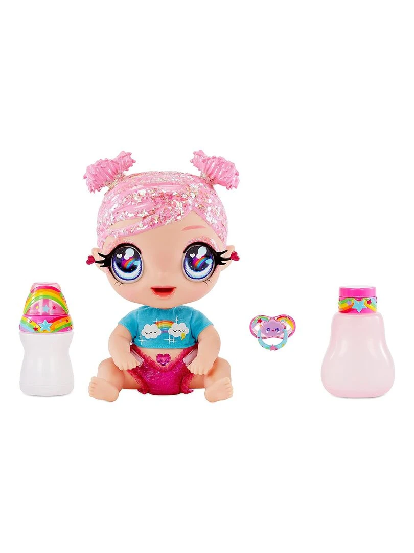 Glitter Babyz Poupée Rose Arc en ciel N/A