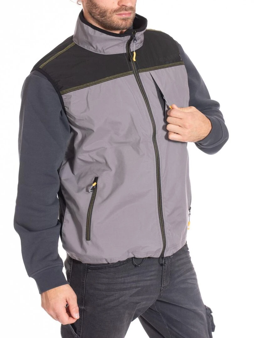 Gilet sans manches coupe vent ELM 'Rica Lewis' Gris