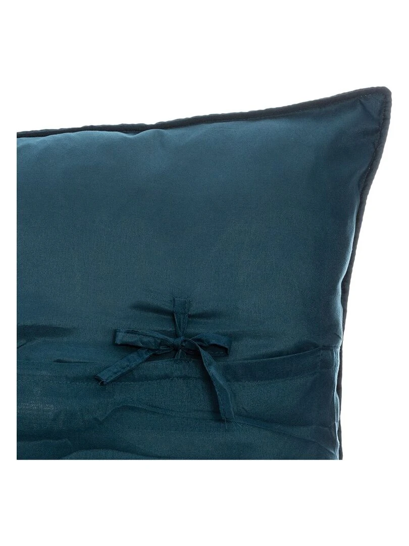 Dessus de lit 240x260 Dolce bleu canard + 2 taies   Bleu