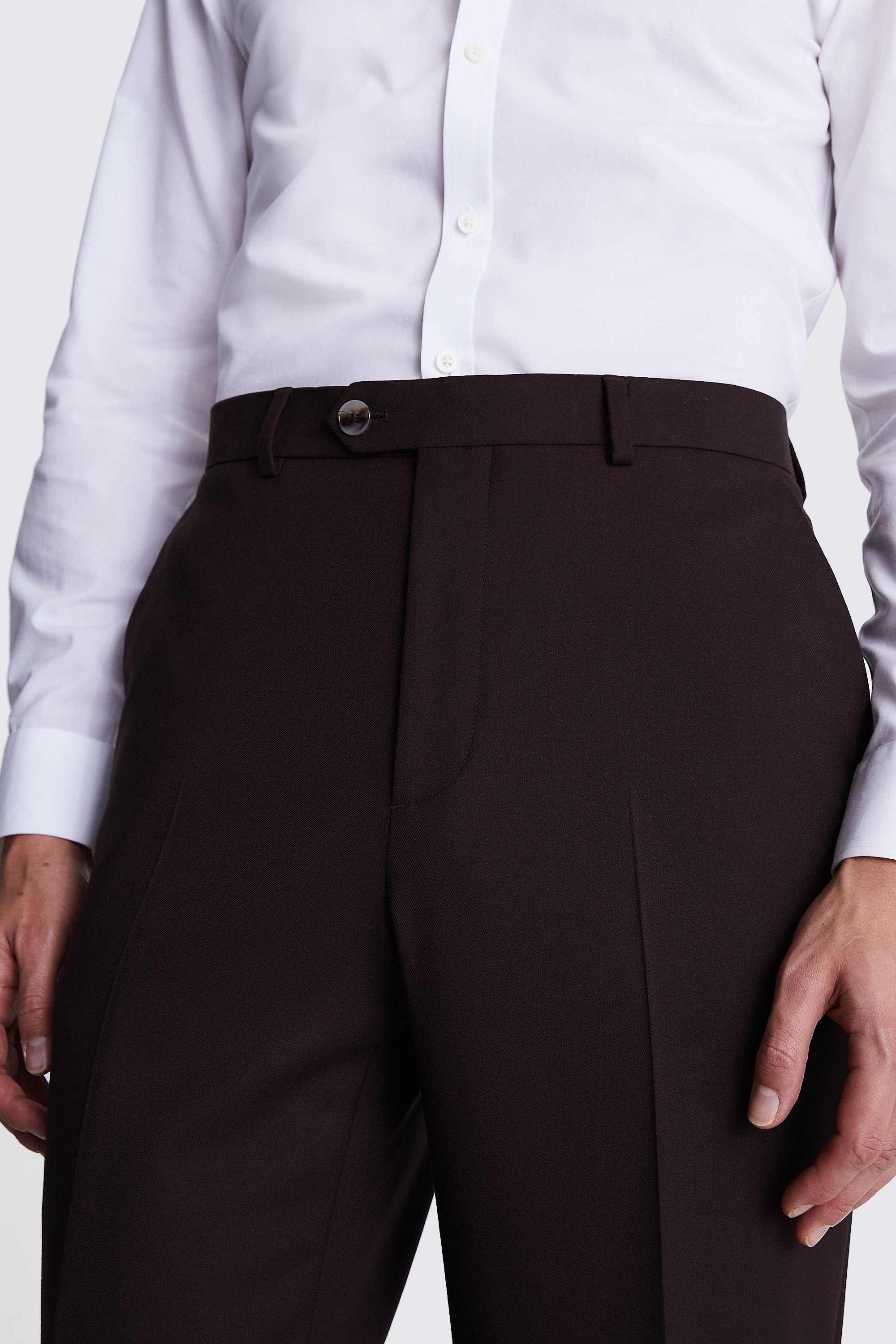 Relaxed Fit Port Flannel Trousers   Buy Online at Moss