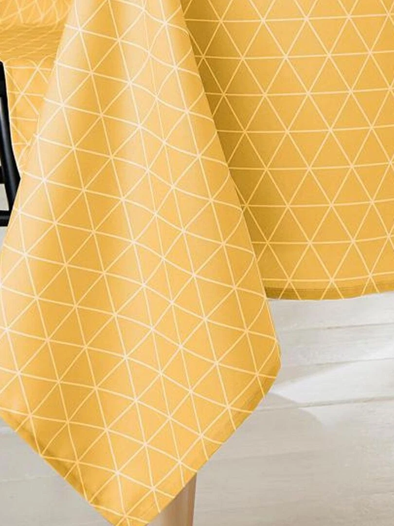 Nappe Rectangulaire "Scandinave"   Jaune