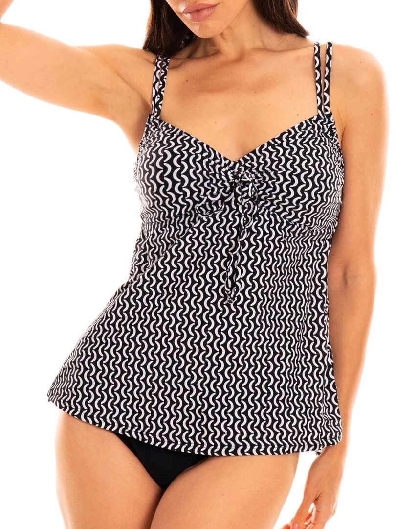 Ensemble maillot de bain tankini avec armatures Serena Noir