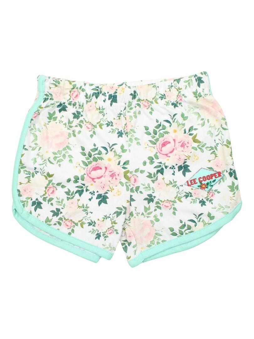 Lee Cooper   Ensemble ​​T shirt short fille Imprimé Lee Cooper   Bleu turquoise